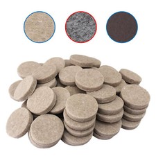 Felt pads 25mm round furniture pads. 5mm thick chair leg floor protectors