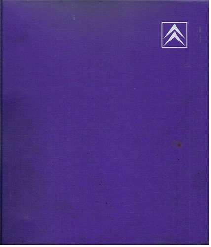 Citroen factory ring binder - citroen,