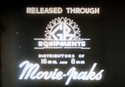 16mm silent film - b&w,