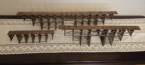 Scratch built trestle - ho,