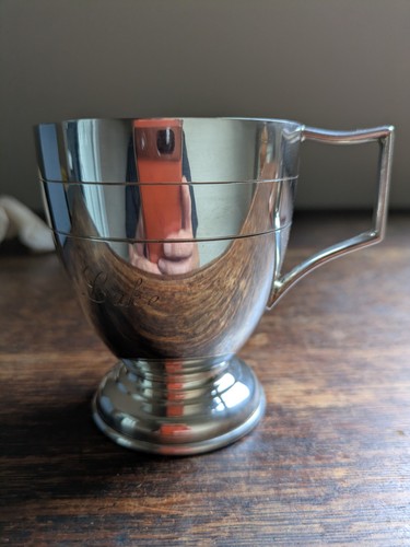 Christening cup mug silver - christening,