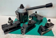 Piston Type Quick Change Lathe Toolpost Set Large (Ex Display) BARGAIN!