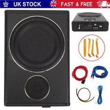12V 800W Car Subwoofer Active Underseat Bass Box Audio Sub Speaker Amplifier