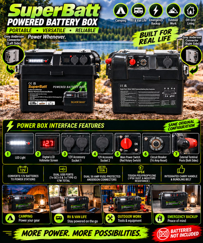 Superbatt 12v aux leisure - superbatt,