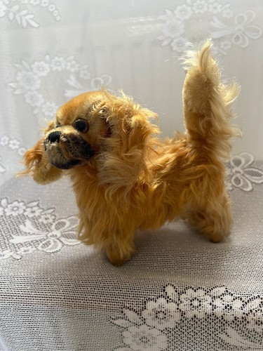 Steiff pekinese dog peky old - steiff,