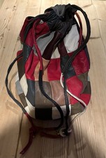 Vintage Patchwork Leather Small Duffle Bag