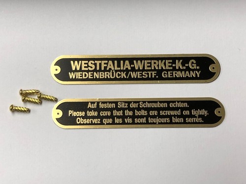 Westfalia roof rack - rack, brass