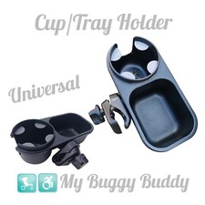 Fishing Seat Box Universal Cup Holder & Tray