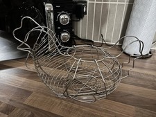 Chicken Silver wire egg basket