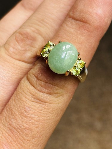 Tjc gilded silver jade and - silver,jade,