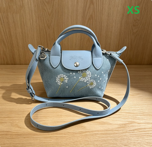 Longchamp canvas sky light - sky,