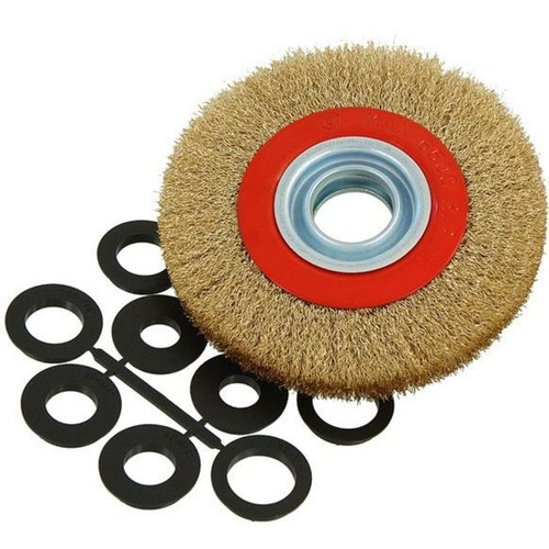 150mm brass wire wheel - wire, brush