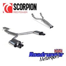 Scorpion Audi RS6 RS7 C7 Exhaust Cat Back System Stainless Non Resonated LOUDER