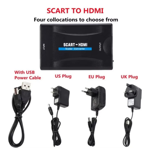 Scart hdmi converter 1080p - to,