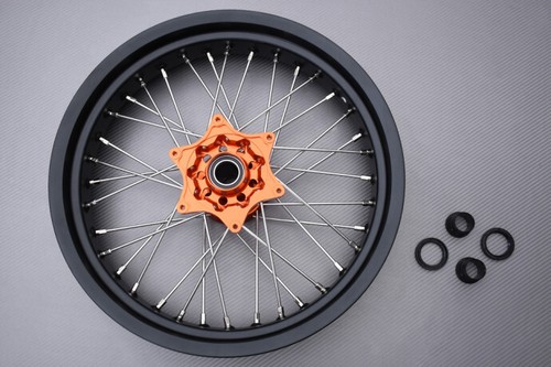 Orange supermoto spoked - supermoto,