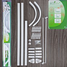 EcoSpa Shower Curtain Track