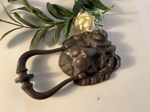 Vintage solid brass lions - solid,