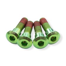 4x Green Titanium Rear Disc