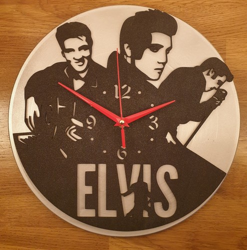 Elvis clock made uk - clock,