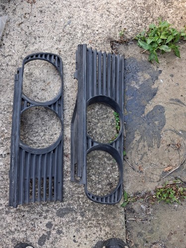 Bmw e30 headlight grilles - headlight,