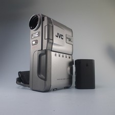 JVC GR-DVM5E Handheld MiniDV Camcorder Silver Tested