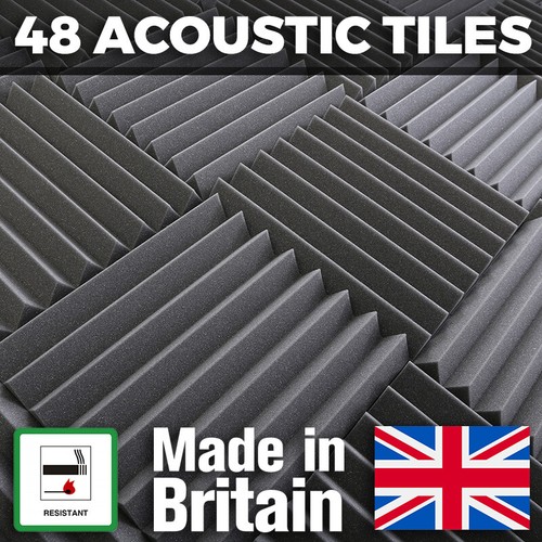 Grey thick acoustic foam - grey,