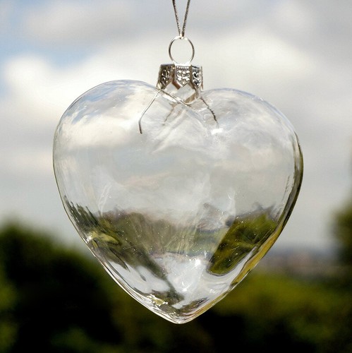 Fillable clear glass - fillable, baubles