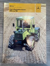 Mercedes-Benze MB-trac 900 Brochure