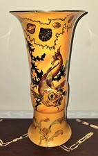 Crown Ducal Koi Carp Vase Art
