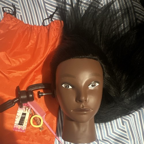 Female hair mannequin head - female,