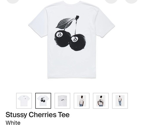 Stussy cherries tee - stussy,