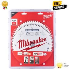 Milwaukee Twin Pack Circular Saw Blades for Mitre Saw K254 x 60/80T - 4932479576