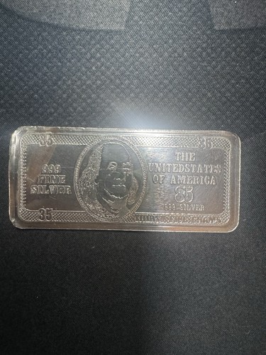 35g franklin design - design, silver