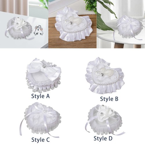 Wedding ring pillow - wedding, cushion