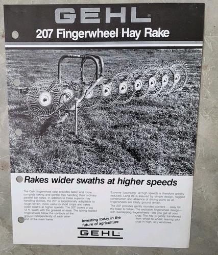 Gehl 207 finger - gehl, rake