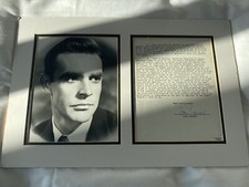 Sean Connery Signed Contract 