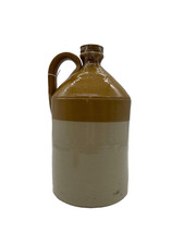Large 13-Inch Stone Whiskey Flagon