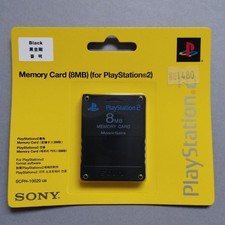 New Black 8MB Official PS2
