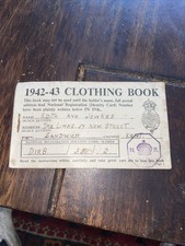 1942-1943 Clothing Book
