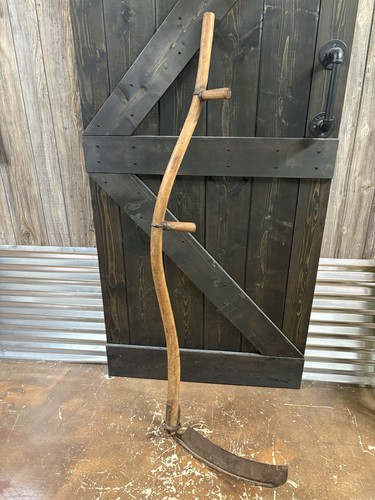 Antique wood handle - 60”,