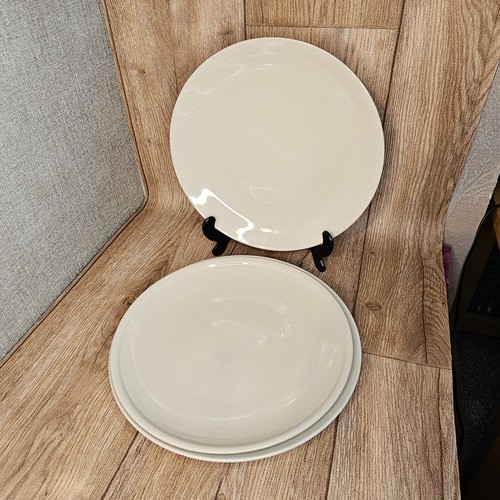 Vintage ikea beige plates - 3x,