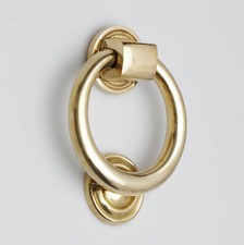 Solid Brass Ring Door Knocker