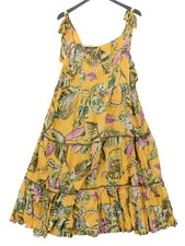 Monsoon Maxi Dress L in Yellow
