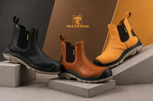 Mens safety leather chelsea - safety,