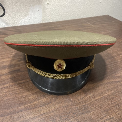 Soviet army officers - army, cap