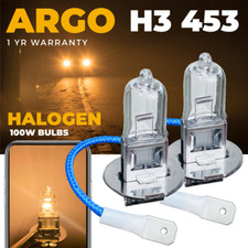 H3 453 Car Halogen Bulb Headlight Foglight Pk22s 100w Spot Fog Light Bulbs 12v