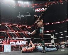 Oba Femi WWE Autographed 8" x