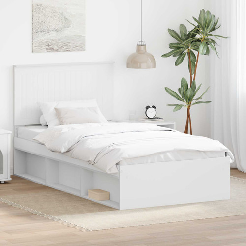 Bed frame white - frame, king