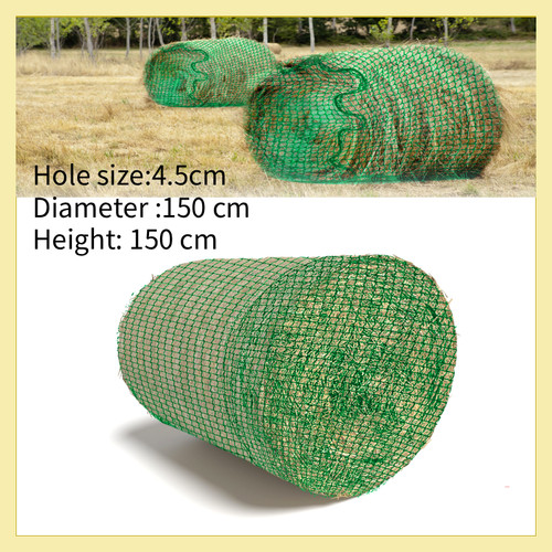 Green 5ft round haynets - green,