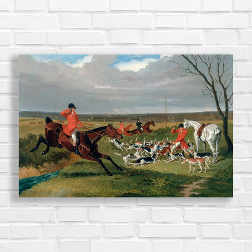 Hunt scene vibrant original - hunt,